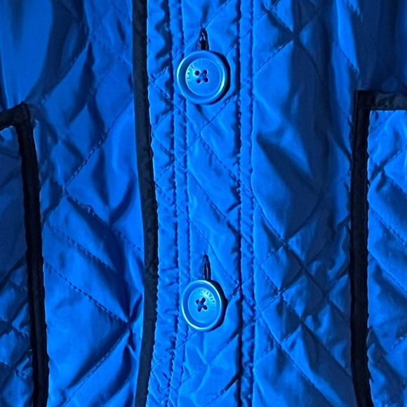 🔷◼️ Lady Hathaway Reversible Quilted Button Up Jacket with Pockets - Picture 4 of 10